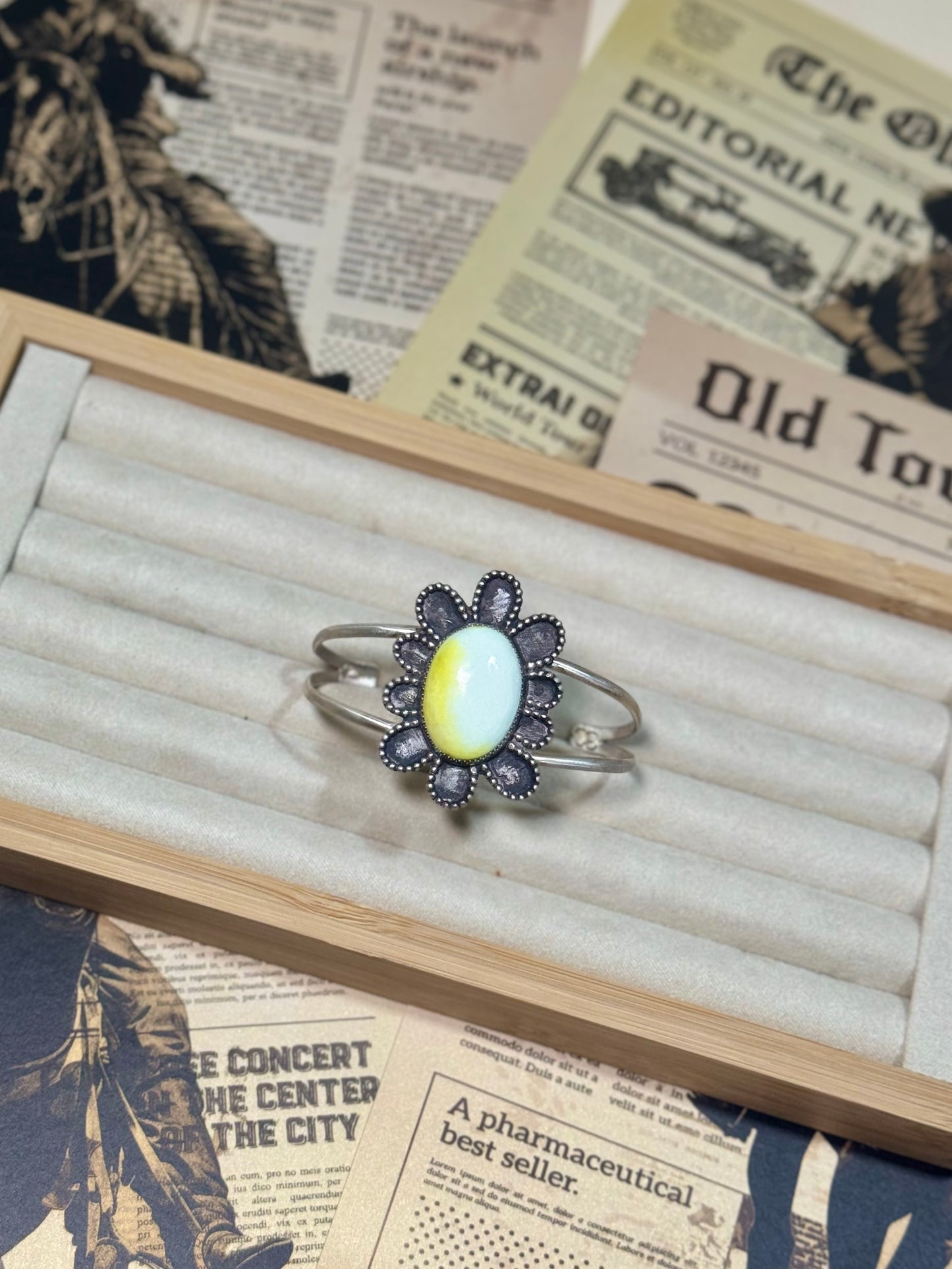 Palomino Flower Cuff