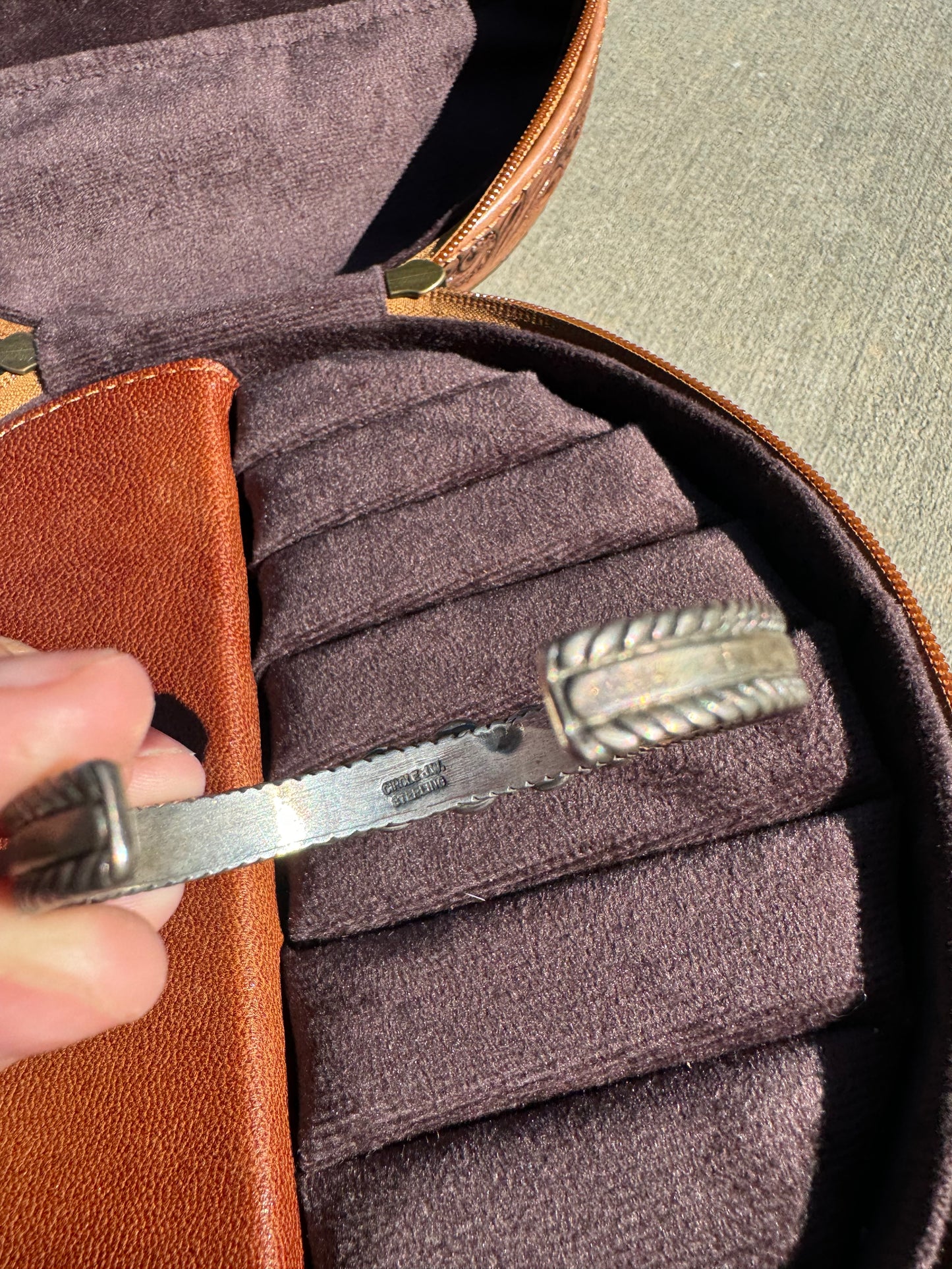 Sterling Cuff w/ Turquoise